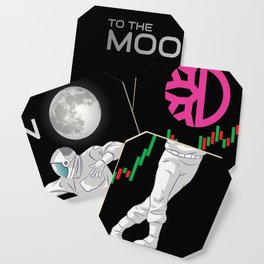 DeFiChain DFI To The Moon Crypto Cryptocurrency Coaster