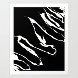 Electric Pulse Art Print | Fluidart, Acrylic, Shapes, Lines, Minimal, Electric, Patterns, Painting, Abstract, Pulse 