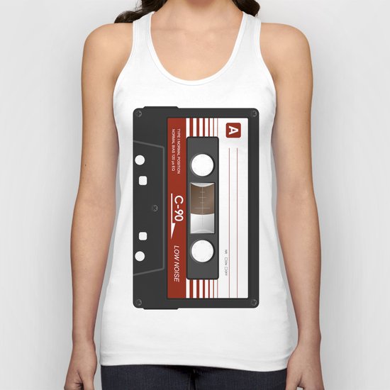 cassette K7 5 C90 Unisex Tank Top