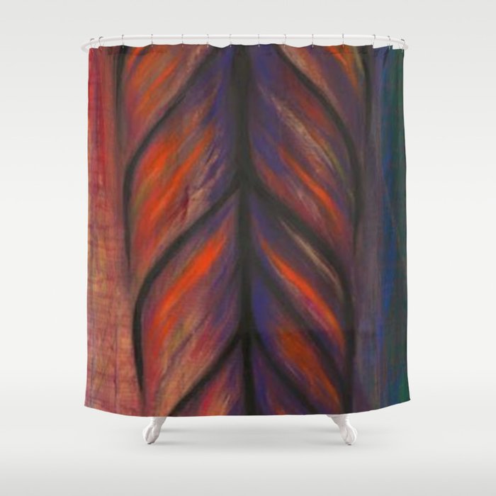 Feather Tribe Shower Curtain