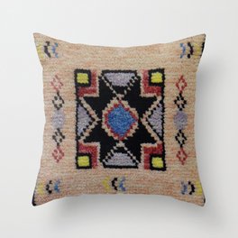 Heritage Oriental Carpet Design Throw Pillow