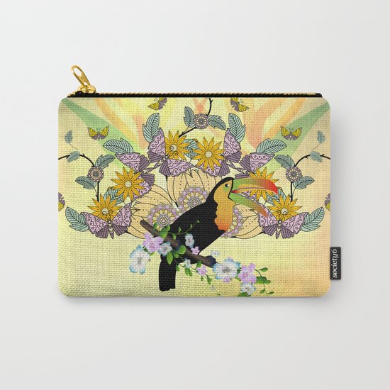 Funny toucan Carry-All Pouch