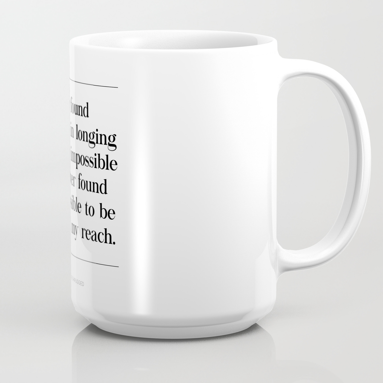 Atlas Shrugged Quote Ayn Rand Objectivism Minimalist Poster Coffee Mug By Pier23 Society6