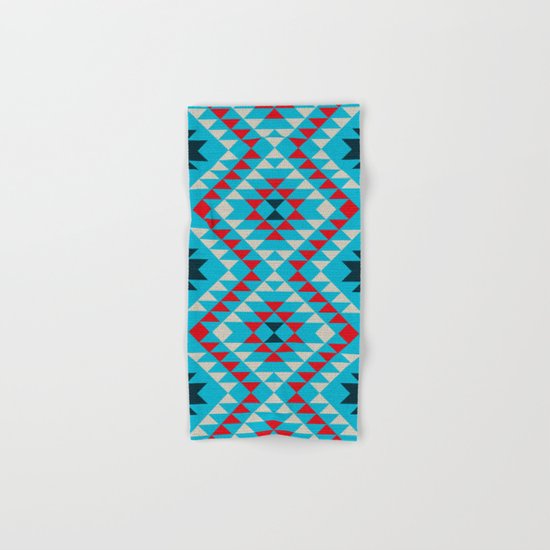 Geometric tribal pattern Hand & Bath Towel