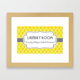 Laundry Humor Framed Art Prints Society6