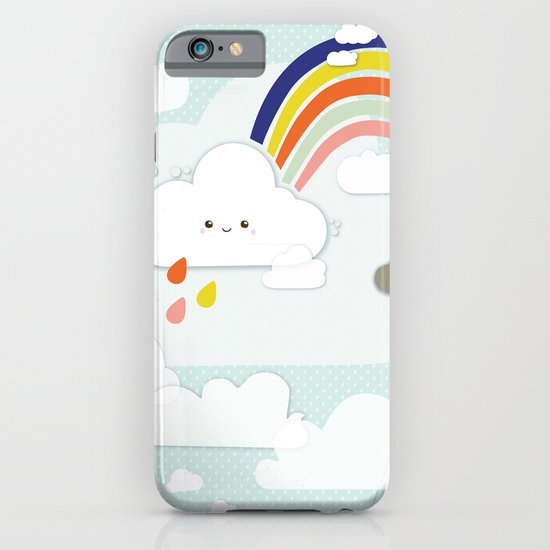 Cute clouds & rainbow iPhone & iPod Case