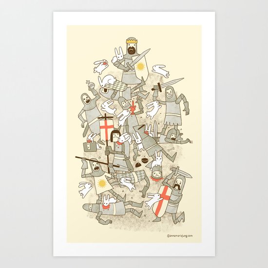 Bad Tempered Rodents Art Print