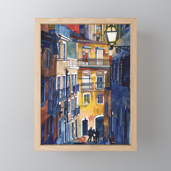 Lisbon Framed Mini Art Print