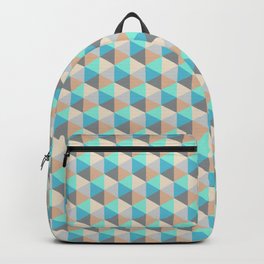 Hexagon Part (Turquoise) Backpack