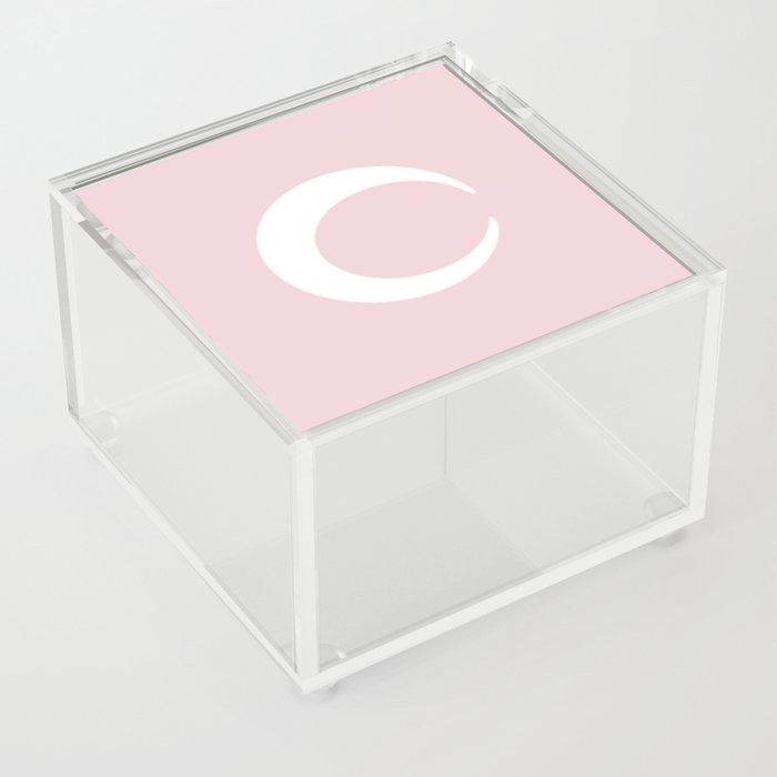 Candy Moon Pink Acrylic Box