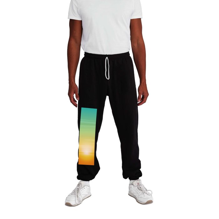 Sunny Forest Abstract Sweatpants