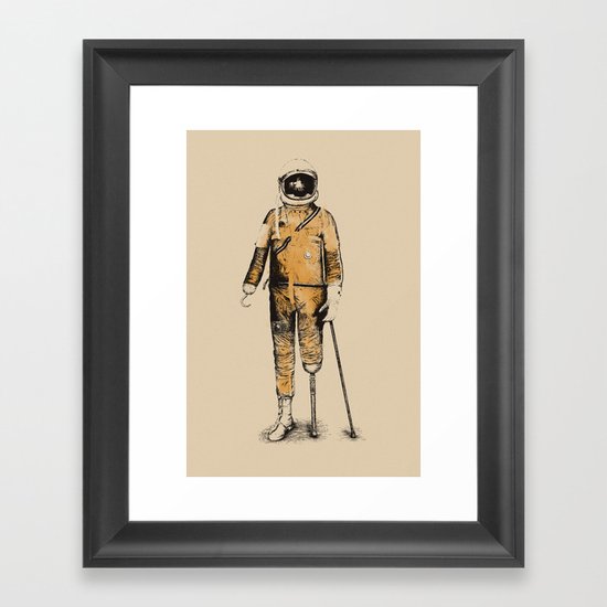 Astropirate (Watercolors) Framed Art Print