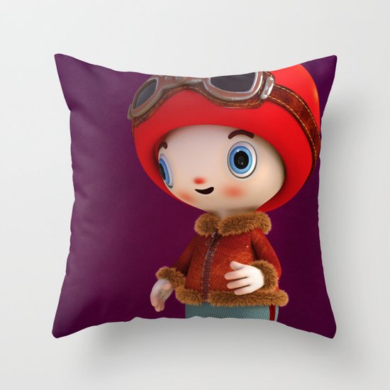 ShroomZee Naut Throw Pillow