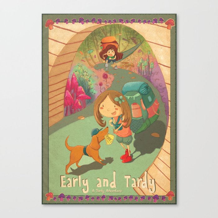 Early and Tardy  Canvas Print