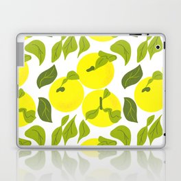 Lemon Yellow Yuzu Fruit Retro Modern Laptop Skin