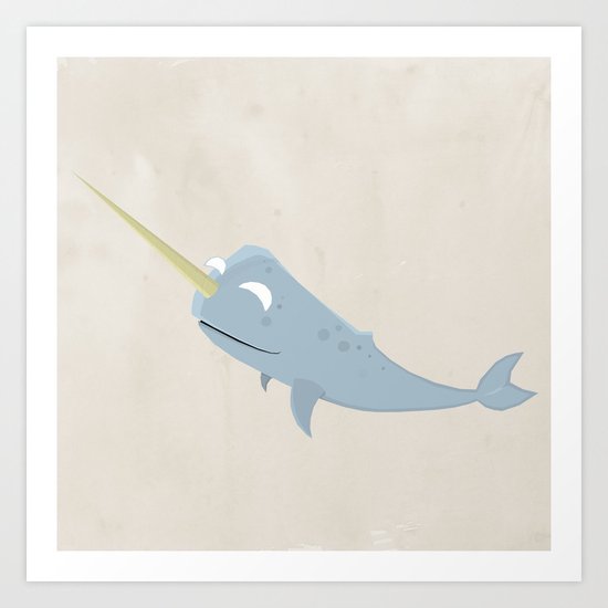 Narwhal Art Print