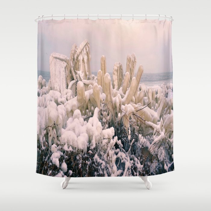 Winter Storm Winter Scene Ice Water Sculpture Nature Winter