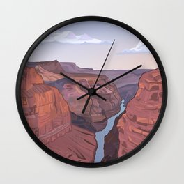 Grand Canyon National Park Wall Clock | River, Colorado, Poster, Grand, Zion, Yosemite, National, Parks, Curated, Monuments 