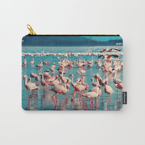 Pink flamingos Carry-All Pouch