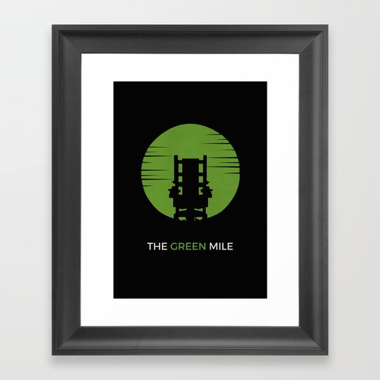 The Green Mile Minimalist Framed Art Print