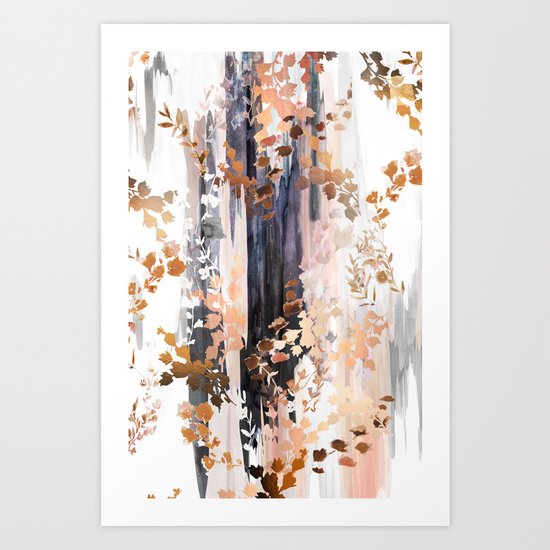 Autumn leaves Art Print