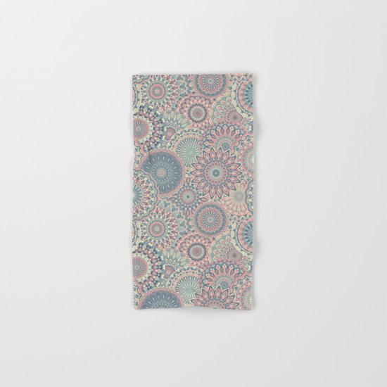 Mandala (Floral 002) Hand & Bath Towel