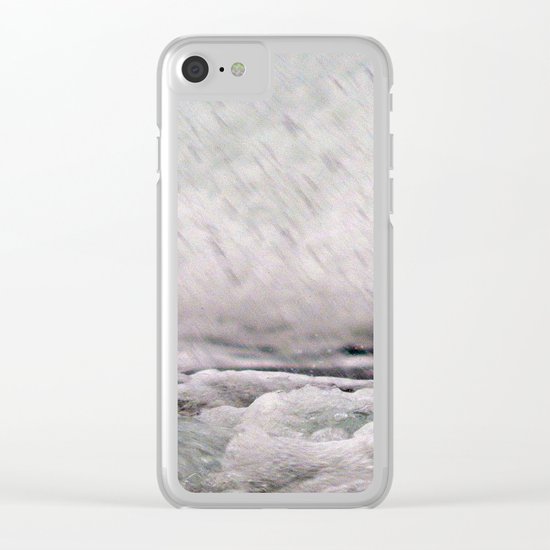 Under the Crashing Wave Clear iPhone Case