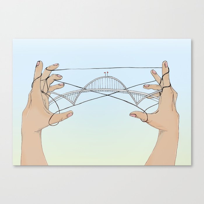 Fremont Bridge PDX Canvas Print