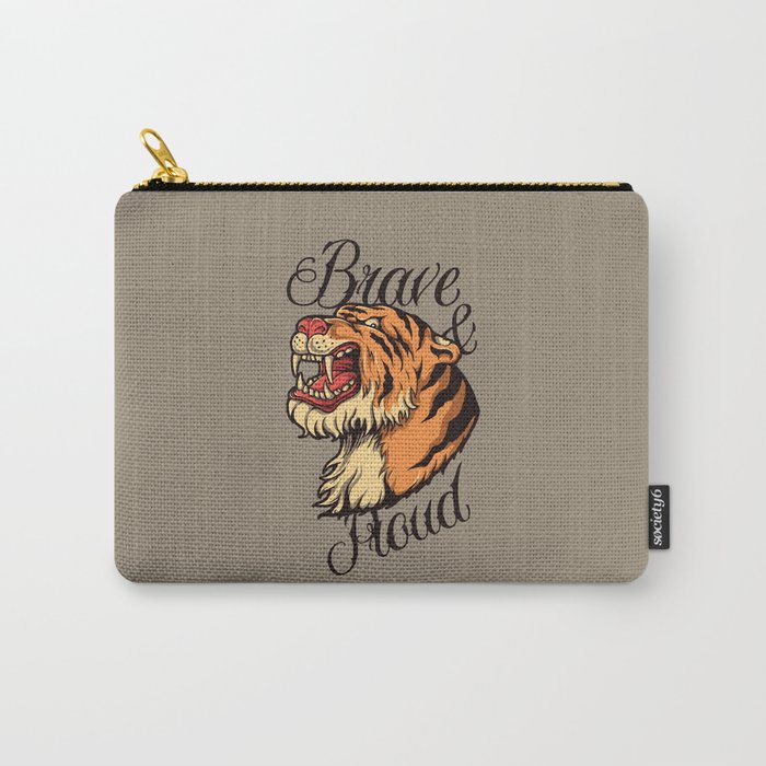 Vintage Tiger Carry-All Pouch