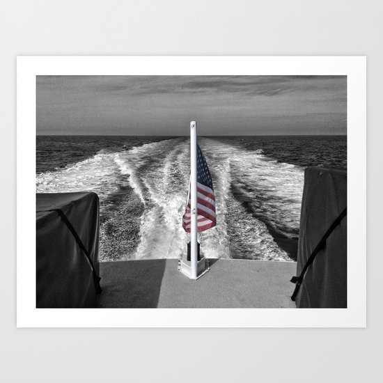Salute B&W Art Print