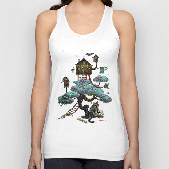 Christmas Tree Unisex Tank Top