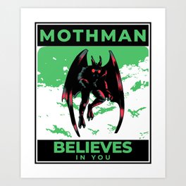 mothman Art Print