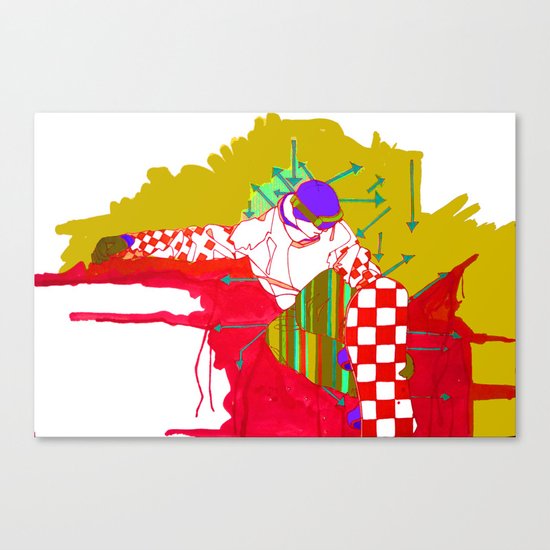 Snowboarder Canvas Print