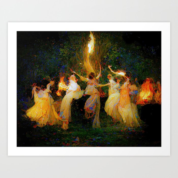 Dance of Samhain | Dances of Willowood Series Art Print