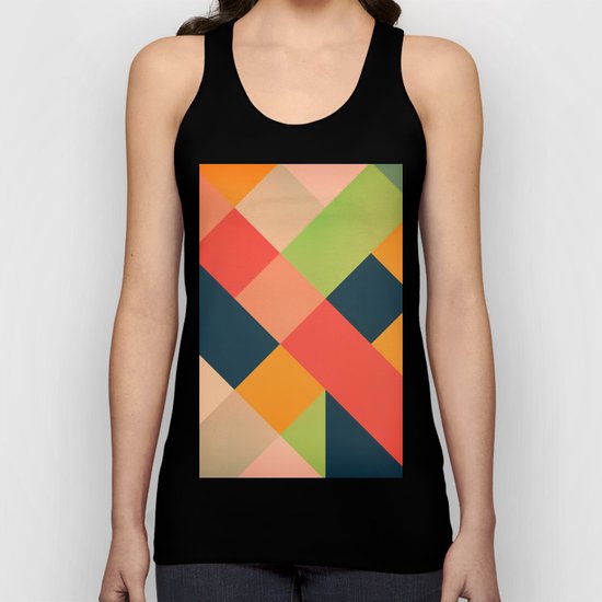 GEOMETRIC PATTERN 734 Unisex Tank Top