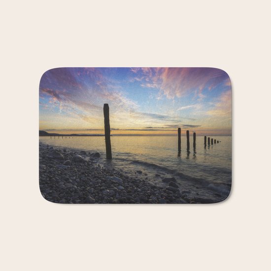 Ocean Sunset Bath Mat