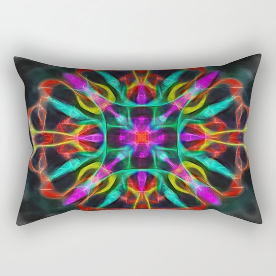 Vibrant shield decoration Rectangular Pillow