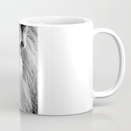 Themba the Lion (Black and White Version) Coffee Mug
