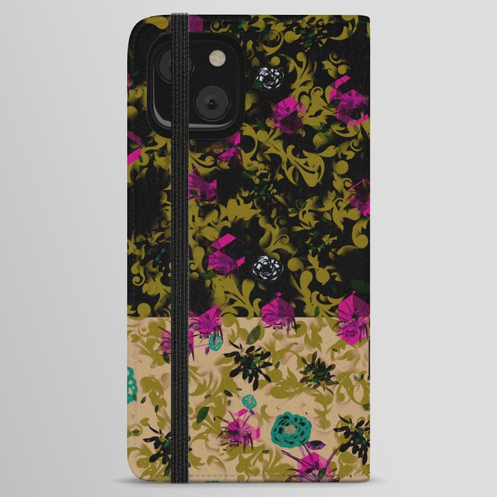 Geo Fancy Floral  iPhone Wallet Case