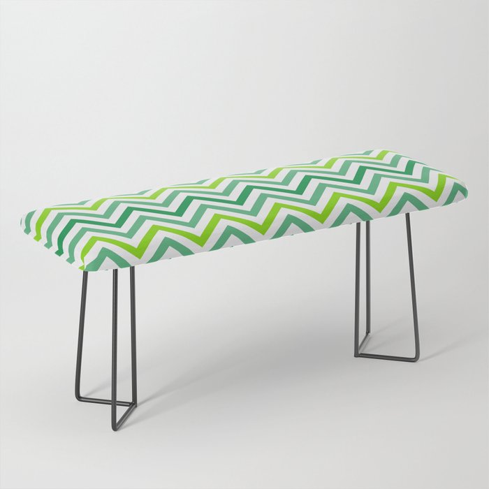 St. Patrick's Day Zig-Zag Lines Collection Bench