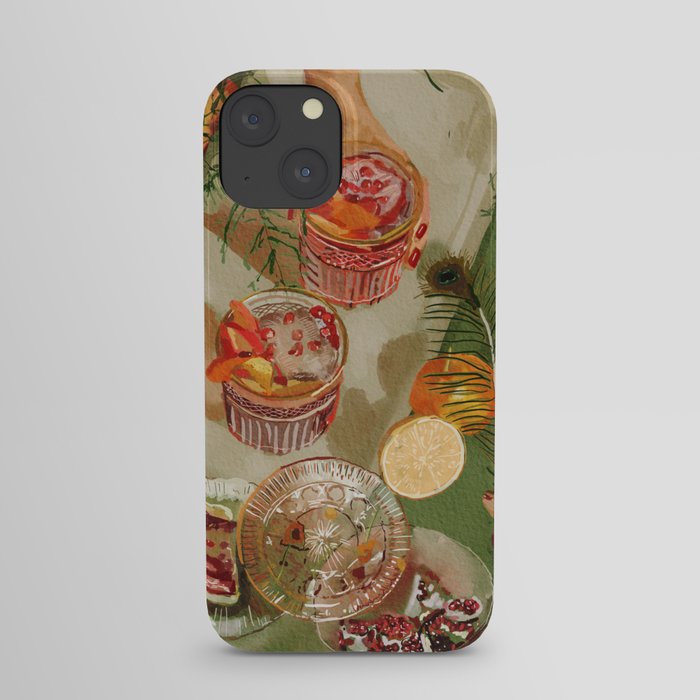 The magic of pomegranate cocktails iPhone Case