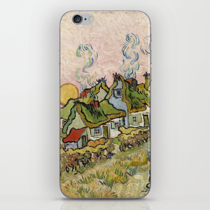 Houses and Figure by Vincent van Gogh iPhone Skin