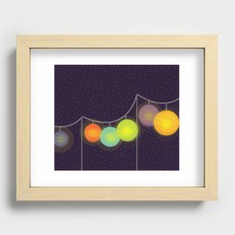 Night Party Recessed Framed Print