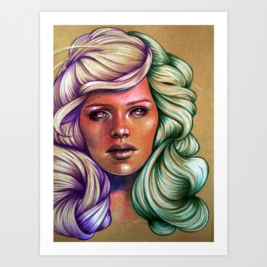 Through Your Eyes I Can See Forever Art Print
