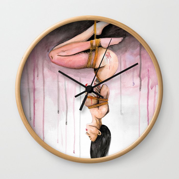 Hanging By a Thread Wall Clock