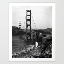 Golden Gate Bridge - Circa 1984 Art Print