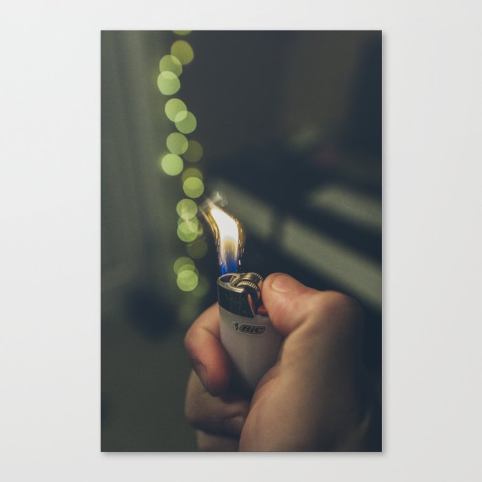 White Lighter Canvas Print