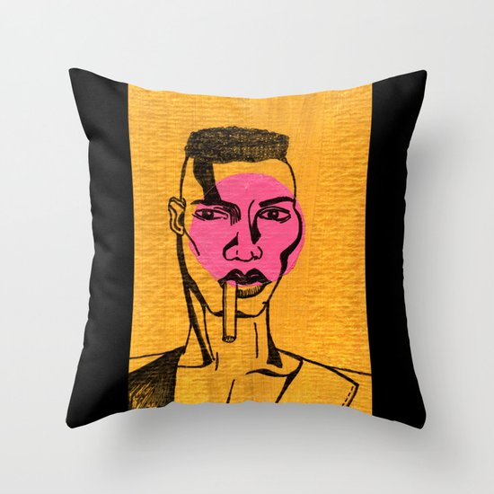 grace jones. Throw Pillow