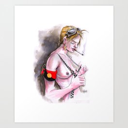 Tank girl FanArt Art Print
