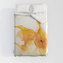 Watercolor Goldfish 1 Duvet Cover